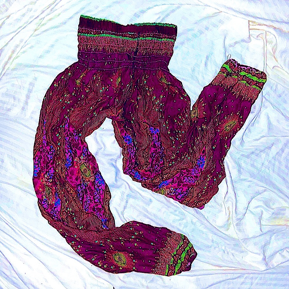 Boho Lounge Pants : High Waisted